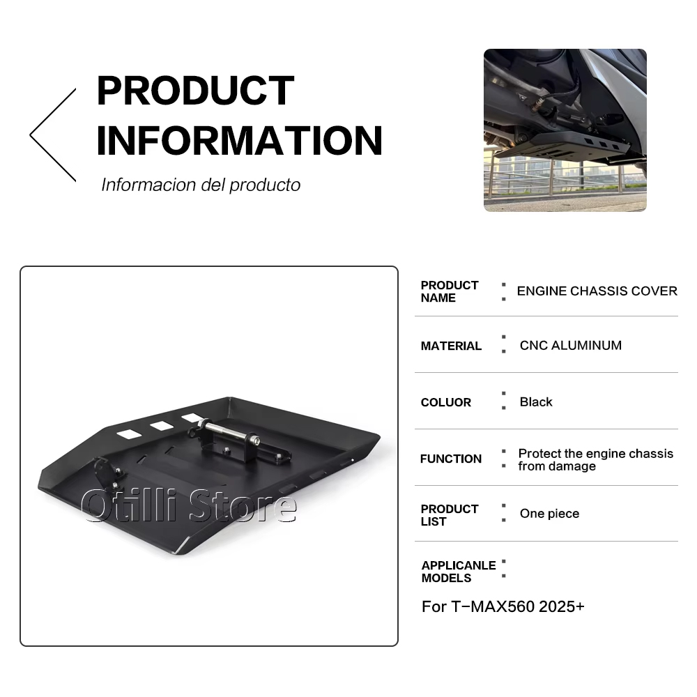 Tech Accessories - Pelindung Mesin Motor T-MAX560 Baru, Pelindung