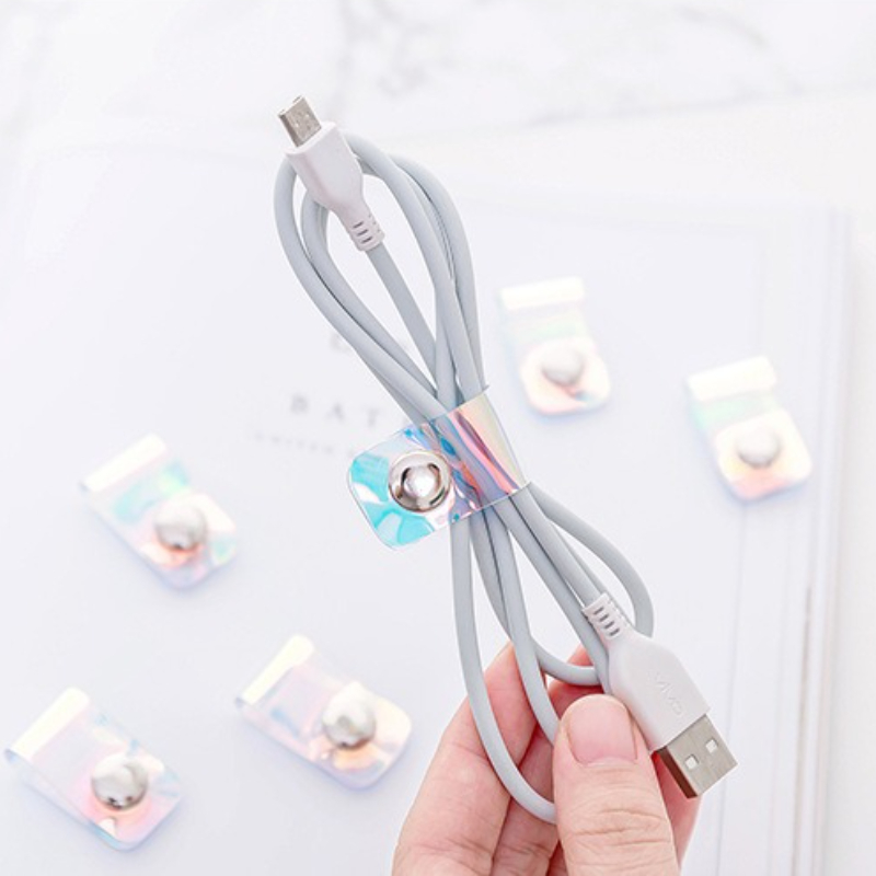 Travel Cable Organizer - 5 Buah Pengatur Kabel Data Starp