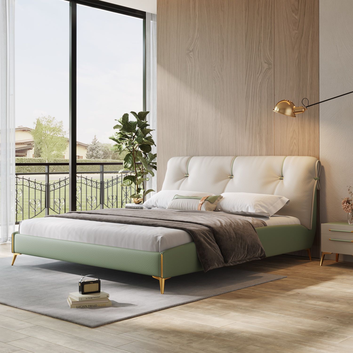 Tech Queen - Tempat Tidur Double Modern Ukuran Queen