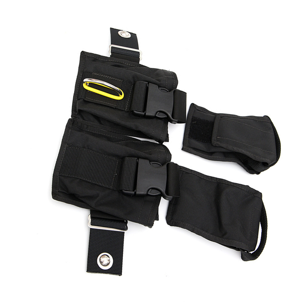 Tech Accessories Organizer Pouch - Tas berat menyelam Scuba 8lbs, kantong