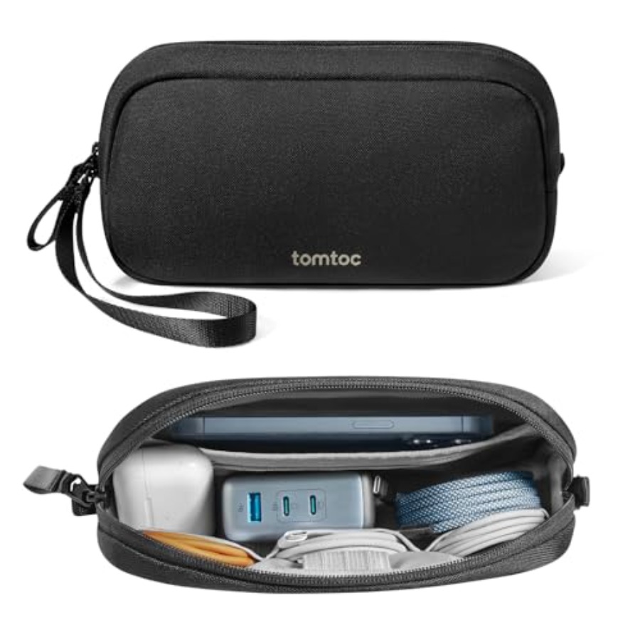 Tech Accessories Organizer Pouch - Tas Organizer Elektronik untuk Perjalanan, Organizer