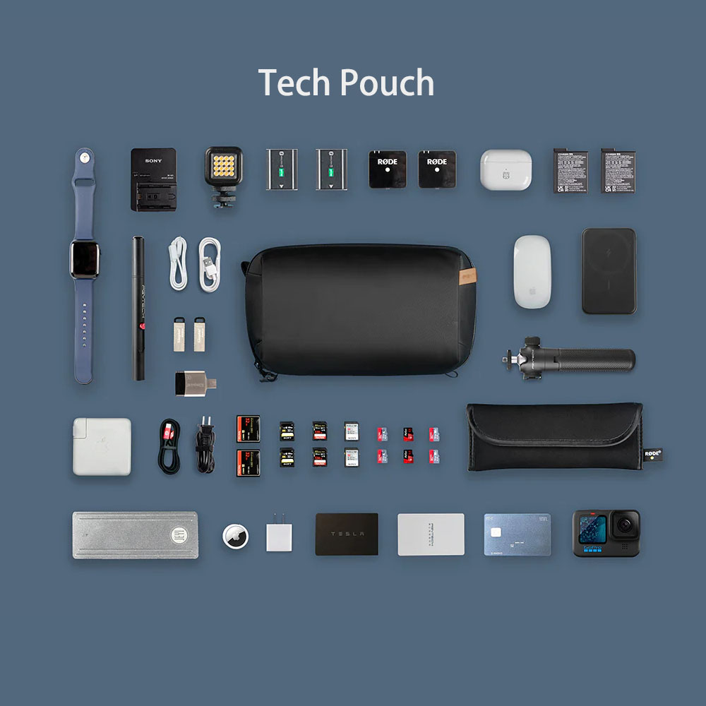 PGYTECH tas Organizer elektron - Tech Accessories Organizer Pouch ulasan dan harga