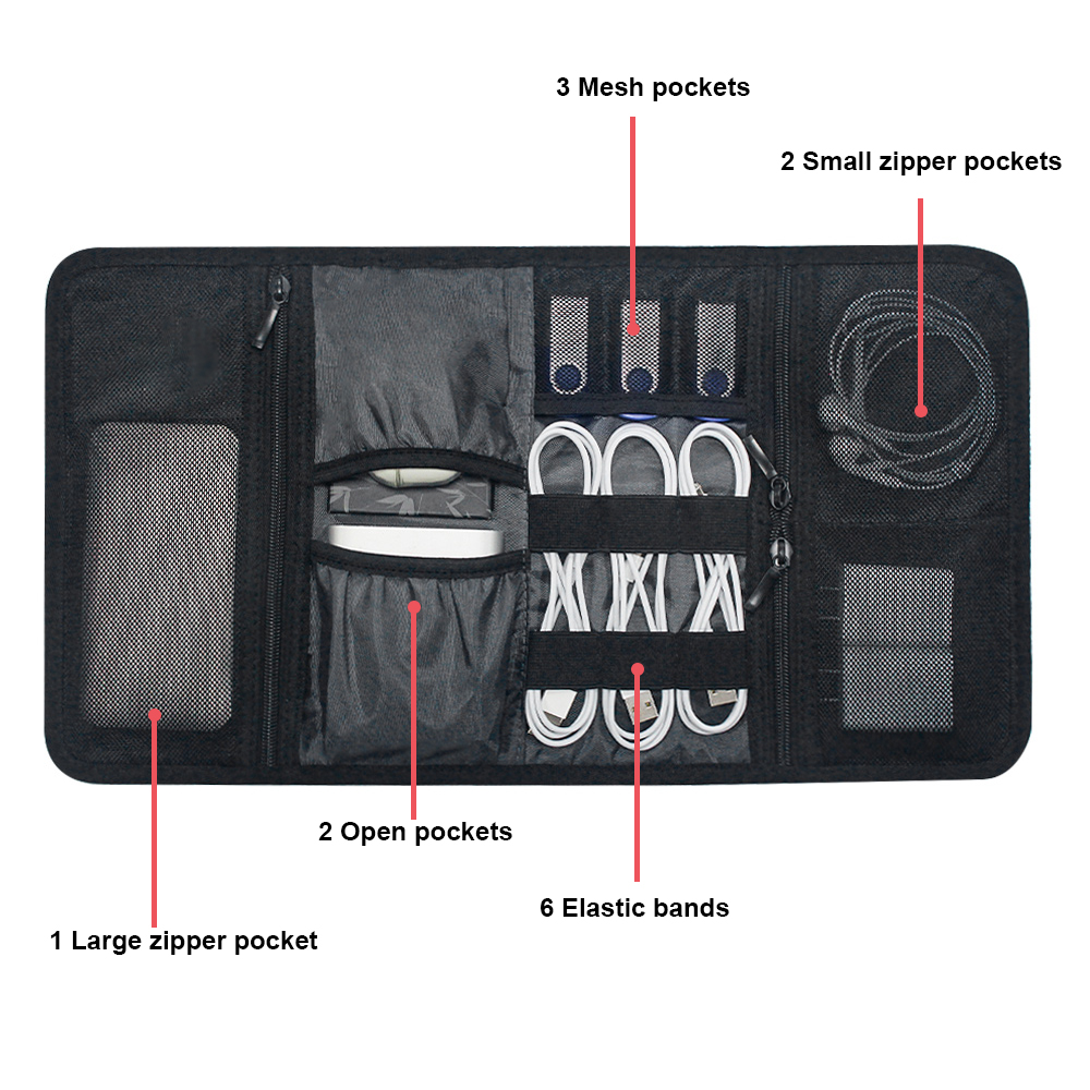 Tas Organizer Teknologi Tempat - Tech Accessories For Home Office ulasan dan harga