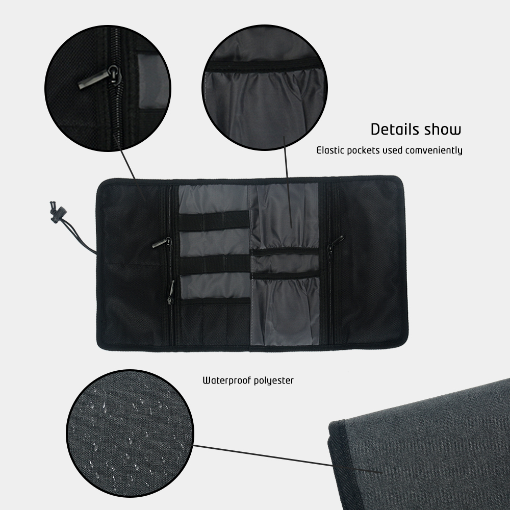 Tas Penyimpanan Kabel Perjalan - Tech Accessories Organizer Pouch ulasan dan harga