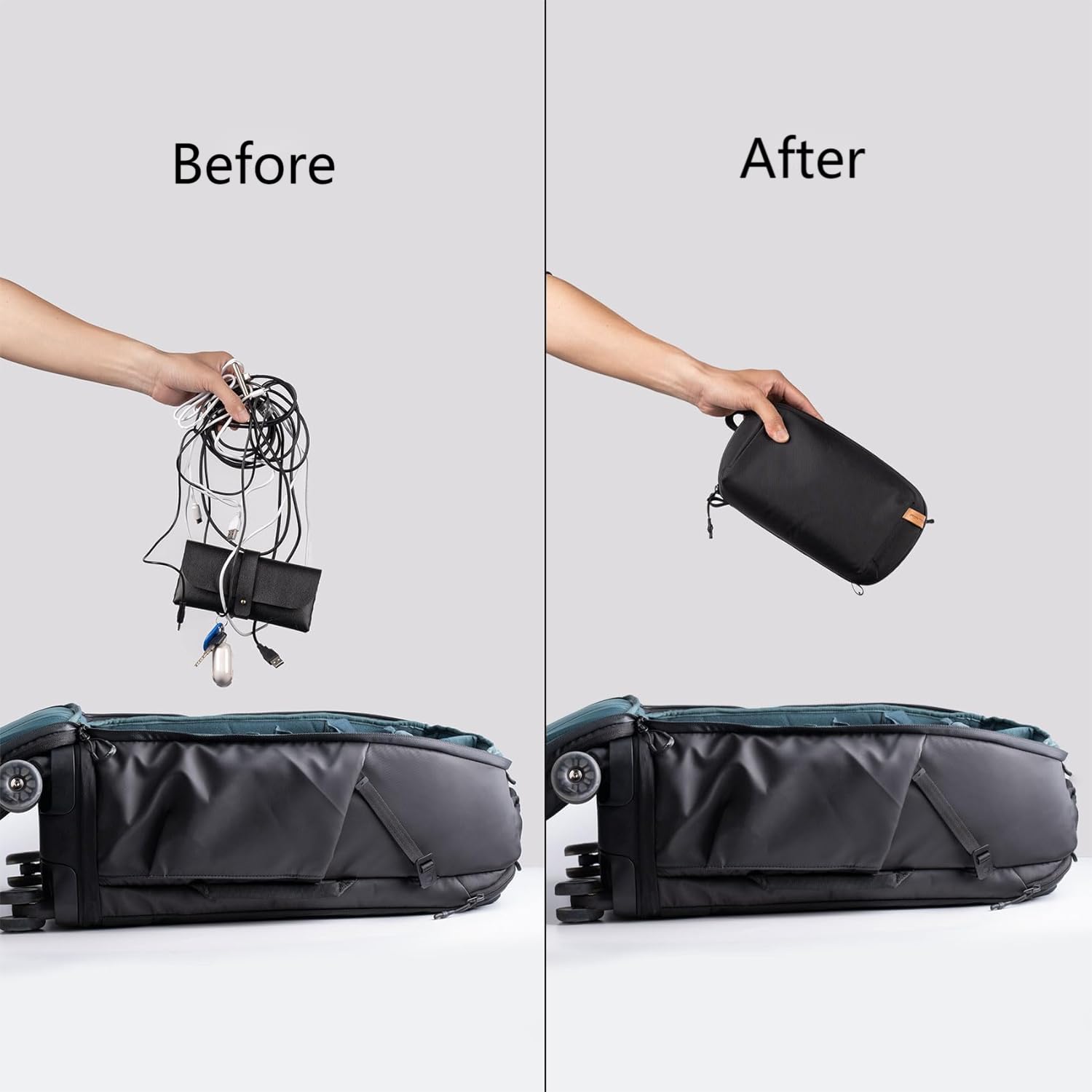 UNTUK Penggunaan Perjalanan, T - Tech Accessories Organizer Pouch ulasan dan harga