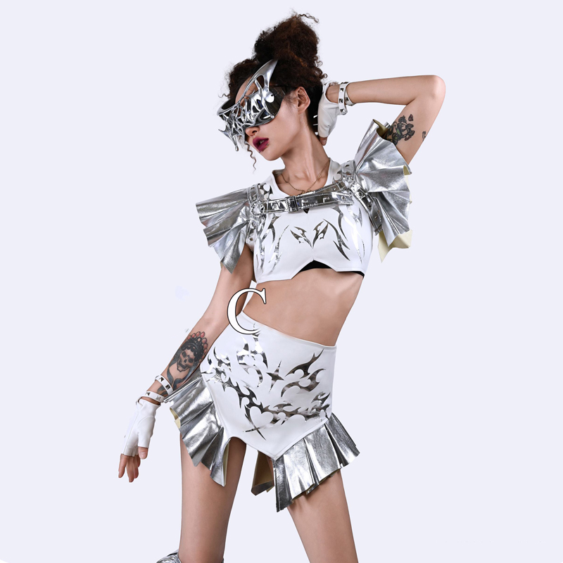 Kostum Drag Queen Gaya Teknolo - Tech Queen ulasan dan harga