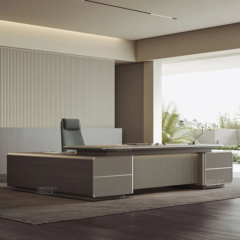 Meja Gaming L Boss untuk Rumah - Tech Accessories For Home Office ulasan dan harga