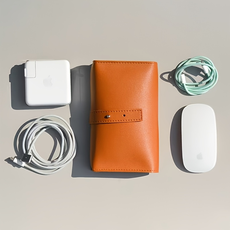 1pc Kantong Organizer Kulit un - Tech Accessories Organizer Pouch ulasan dan harga