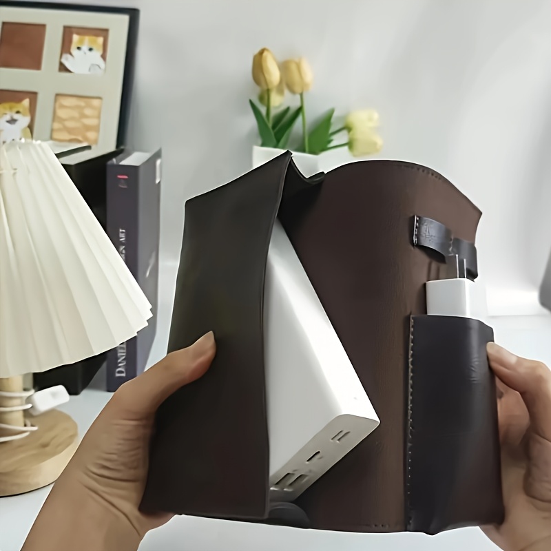 1pc Kantong Organizer Kulit un - Tech Accessories Organizer Pouch ulasan dan harga