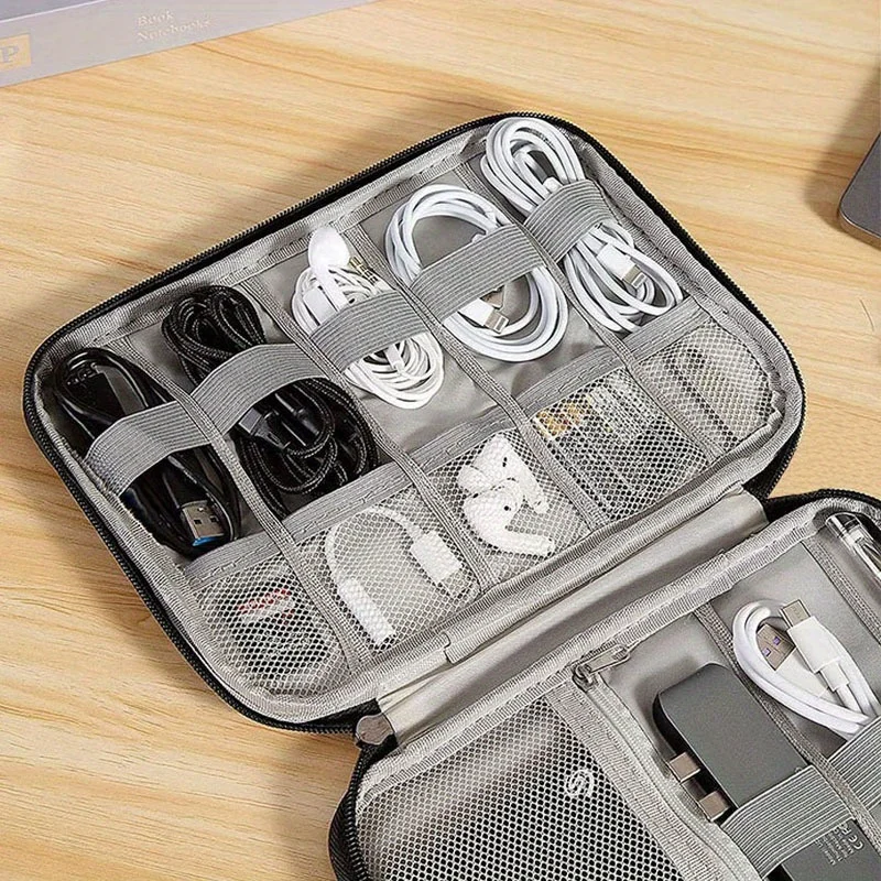 1 Paket Tas Penyimpanan Akseso - Tech Accessories Organizer Pouch ulasan dan harga