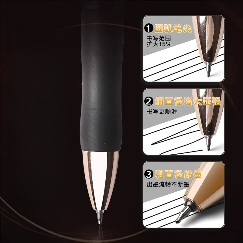 Set Pulpen Gel Push-Up M&G 0.5 - High Tech Office Accessories ulasan dan harga