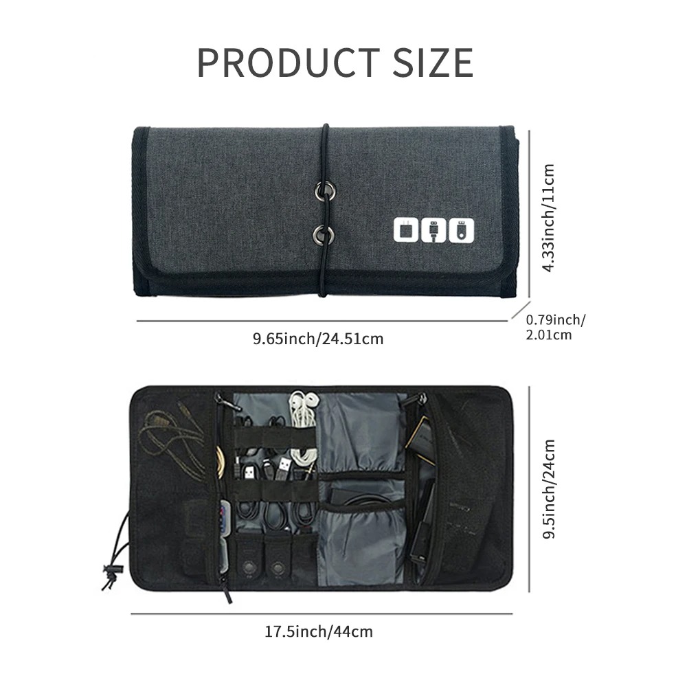 Kantong kabel Organizer elektr - Tech Accessories Organizer Pouch ulasan dan harga