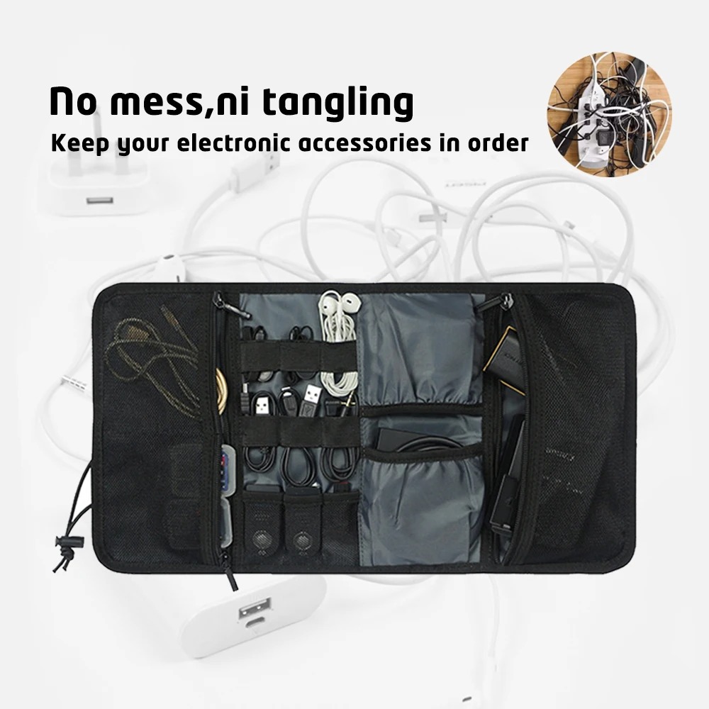 Kantong kabel Organizer elektr - Tech Accessories Organizer Pouch ulasan dan harga