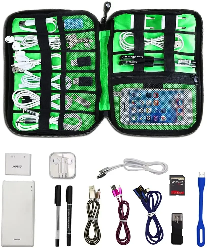 Tas Penyimpanan Pengatur Kabel - Travel Cable Organizer ulasan dan harga
