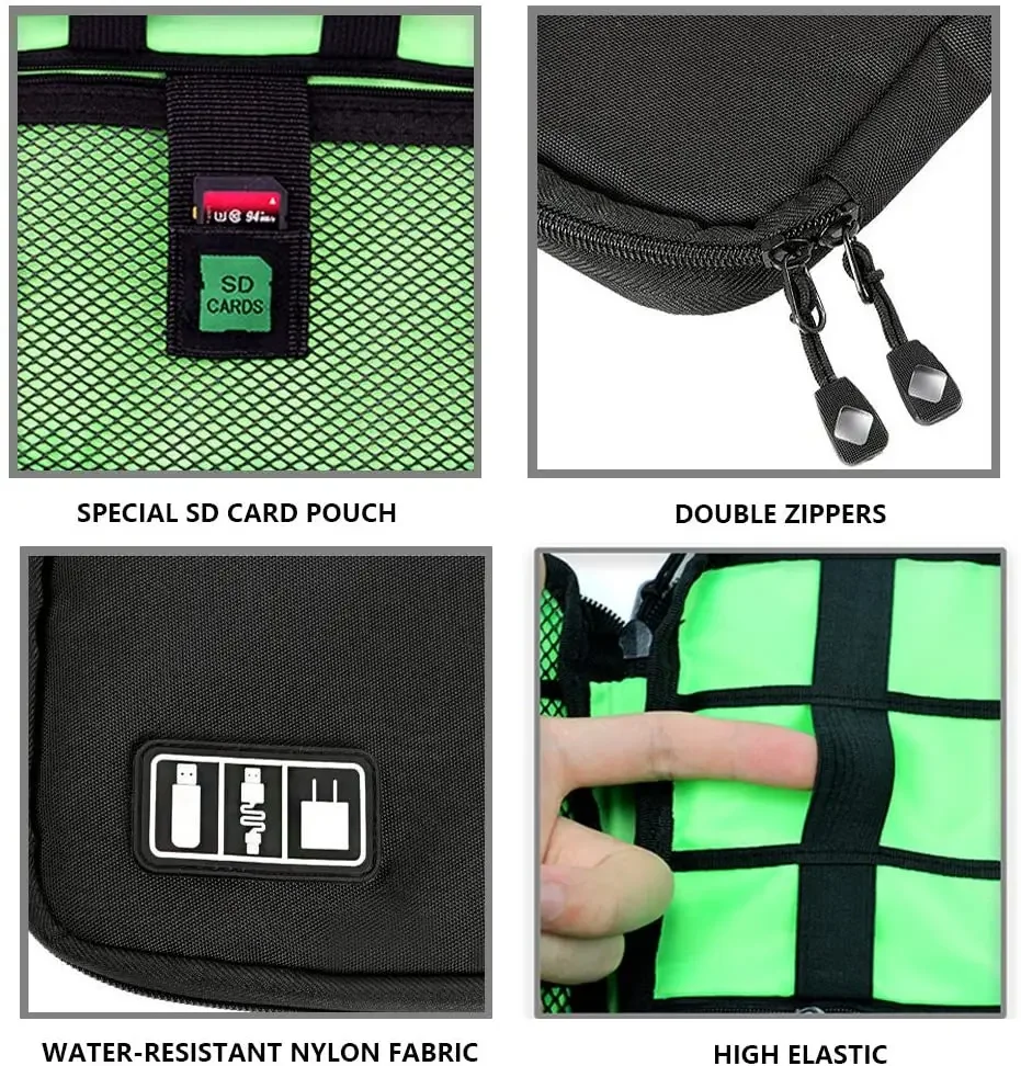 Tas Penyimpanan Pengatur Kabel - Travel Cable Organizer ulasan dan harga