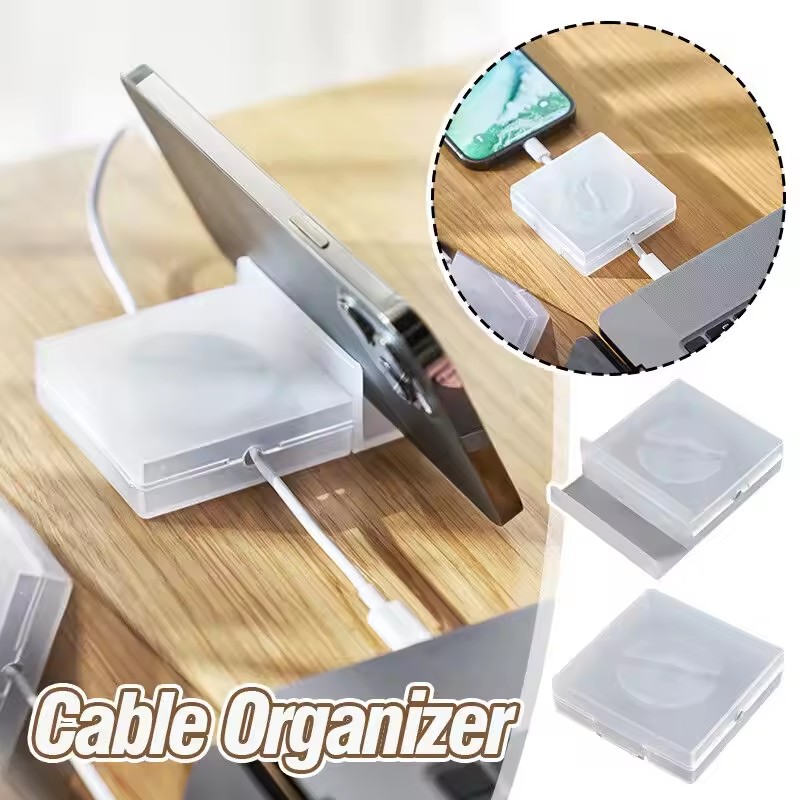Organizer Kabel Transparan Por - Travel Cable Organizer ulasan dan harga
